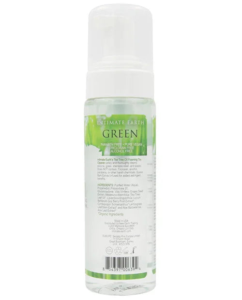 Intimate Earth Foaming Toy Cleaner - 100 ml Green Tea Tree Oil