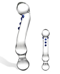 Glas 6&quot; Textured G-Spot Glass Dildo