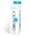 Glas 6.5&quot; Tip Textured Glass Dildo