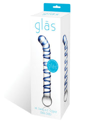 Glas Mr. Swirly 6.5&quot; G-Spot Glass Dildo