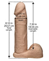 Ultra Harness 2 w/8&quot; Ultraskyn Cock - White