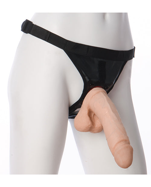 Ultra Harness 2 w/8&quot; Ultraskyn Cock - White