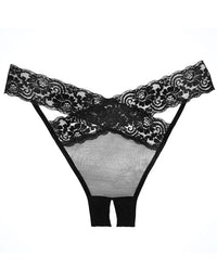 Adore Sheer &amp; Lace Desire Panty Black O/S