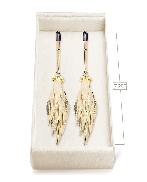 Couture Clips Luxury Nipple Clamps - Golden Harvest