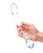 Glas 9.5&quot; Double Play Dual Ended Dildo - Clear