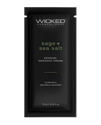 Wicked Sensual Care Sage &amp; Sea Salt Massage Cream  - .34 oz