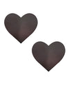 Neva Nude Temperature Reactive Heart Pasties - Neon Pink