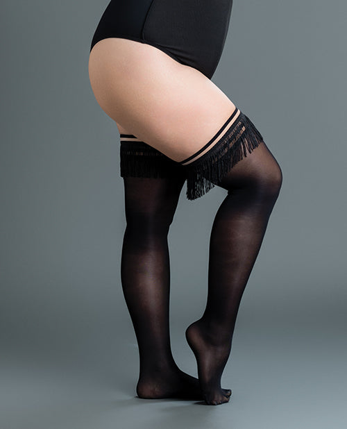 Kix&#039;ies Keila Semi Opaque Fringe Thigh