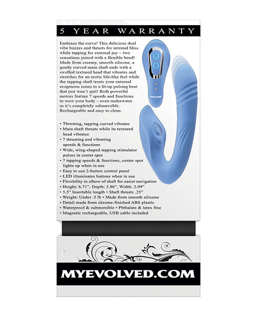 Evolved Tap &amp; Thrust Dual Vibe - Blue