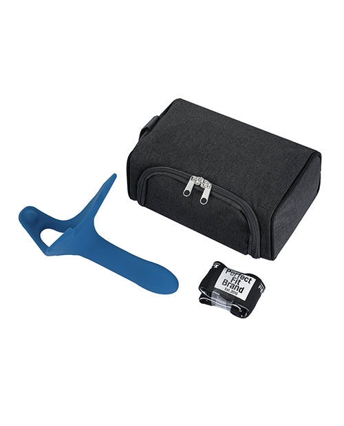 Perfect Fit Zoro 5.5&quot; Strap On w/Case - Blue