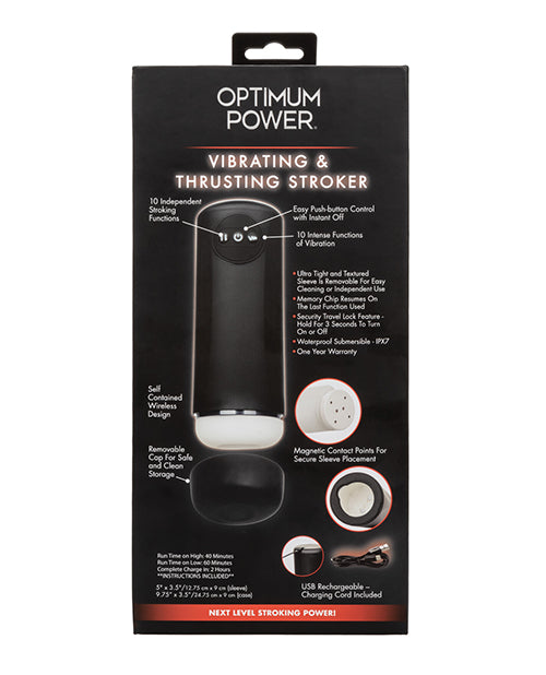 Optimum Power Vibrating &amp; Thruster Stroker