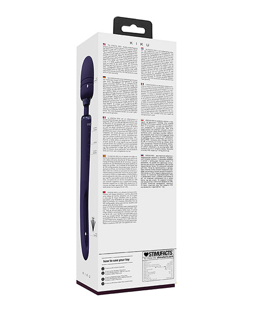 Shots Vive Kiku Double Ended Wand &amp; G-Spot Stimulator - Purple