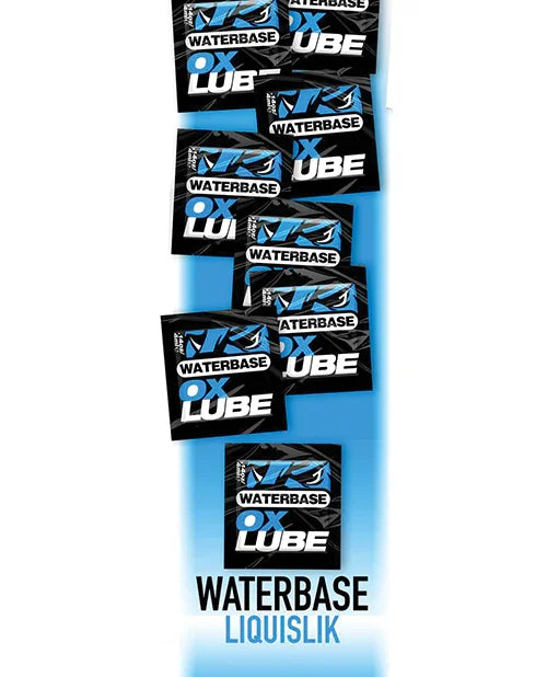 Ox Balls OXLube Liquislik Waterbase Pack - Pack of 50 Sachets