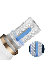 Warrior Auto Thrusting Male Masturbator - White