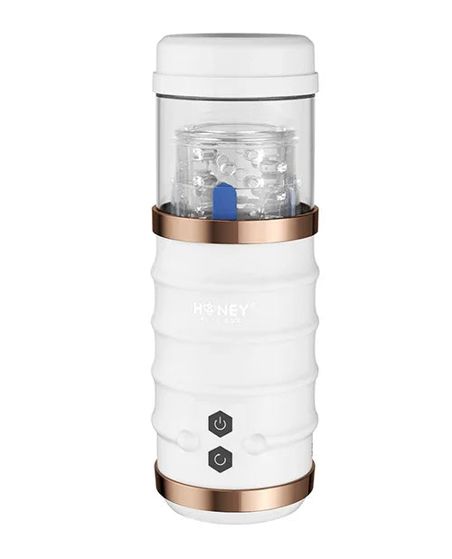 Warrior Auto Thrusting Male Masturbator - White