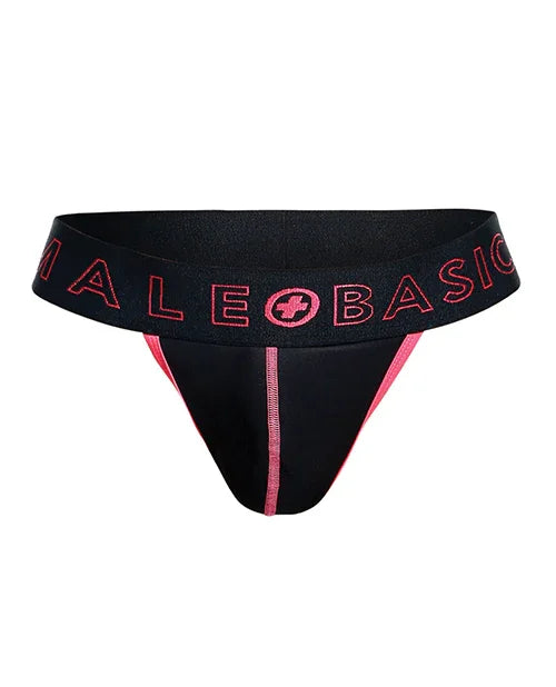 Male Basics Neon Thong  Coral XL