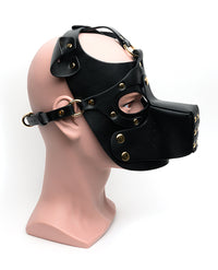 Bondage Pup Hood - O/S Black