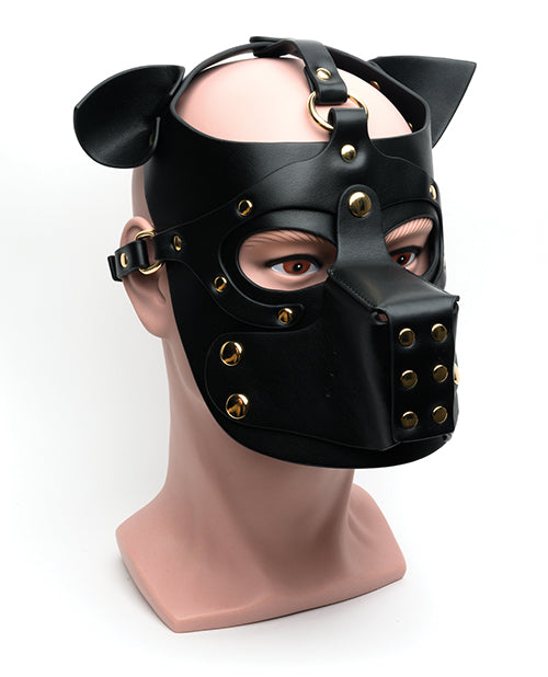 Bondage Pup Hood - O/S Black