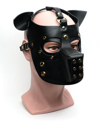 Bondage Pup Hood - O/S Black