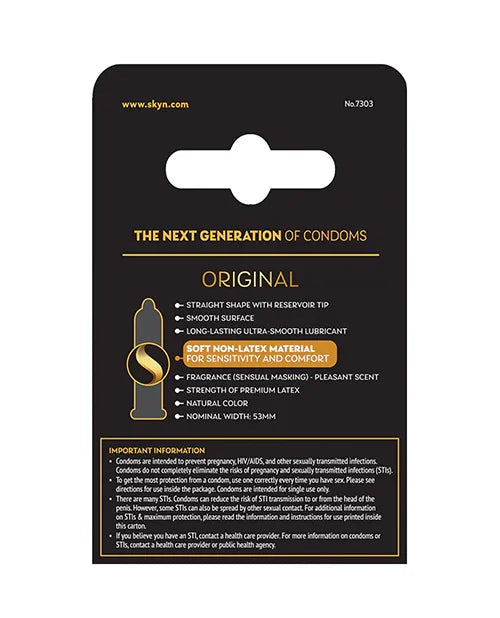 Lifestyles SKYN Original Condoms -  Box of 3