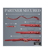 Bedroom Bliss Vegan Lover& Restraint Set - Red