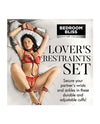 Bedroom Bliss Vegan Lover& Restraint Set - Red