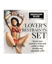 Bedroom Bliss Vegan Lover & Restraint Set - Black