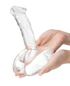 Glas 7.5 & Rideable Standing Cock w/Stability Base