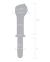 Glas 11 & Fist Double Ended w/Handle Grip