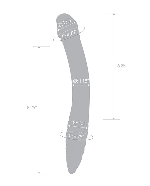 Glas 11 & Double-sided Dildo G-Spot & P-Spot Stimulation