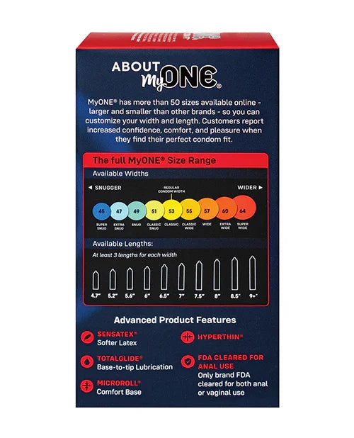My One Super Wide & Long Condoms - Pack of 10
