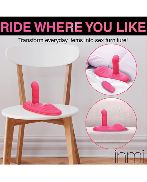 Inmi Spin N Grind Rotating & Vibrating Silicone Grinder - Pink