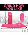 Inmi Spin N Grind Rotating & Vibrating Silicone Grinder - Pink