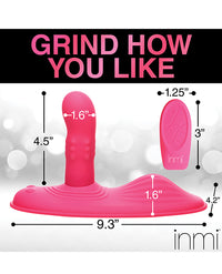 Inmi Spin N Grind Rotating & Vibrating Silicone Grinder - Pink