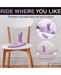 Inmi Thrust N usting & Vibrating Silicone Grinder - Purple