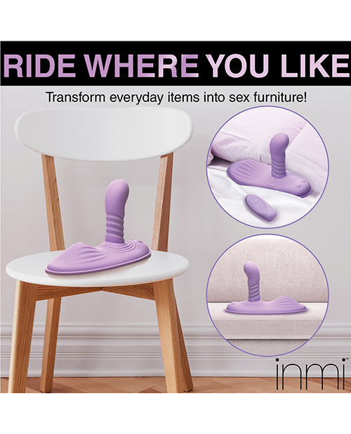 Inmi Thrust N usting & Vibrating Silicone Grinder - Purple