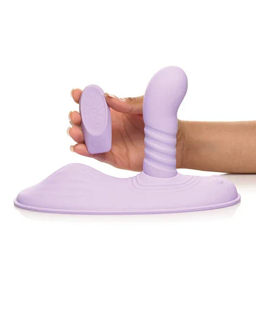 Inmi Thrust N usting & Vibrating Silicone Grinder - Purple