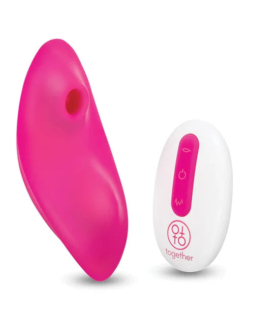 Together Suck N & Go Remote Controlled Panty Vibrator - Pink