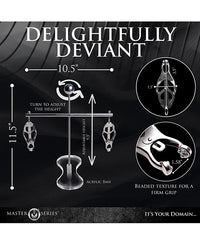 Master Series Tower of Pain Nipple Clamps - Silver
