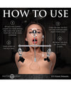 Master Series Tower of Pain Nipple Clamps - Silver