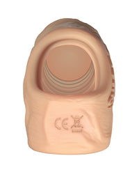 Shaft Flexskin Liquid Silicone 7.8& Vibrating Sheath - Pine