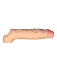 Shaft Flexskin Liquid Silicone 7.8& Vibrating Sheath - Pine