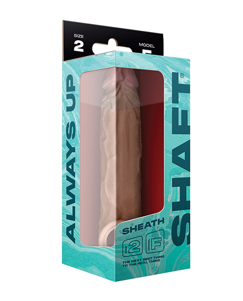Shaft Model F Flexskin Liquid Silicone 8.8&quot; Sheath - Oak
