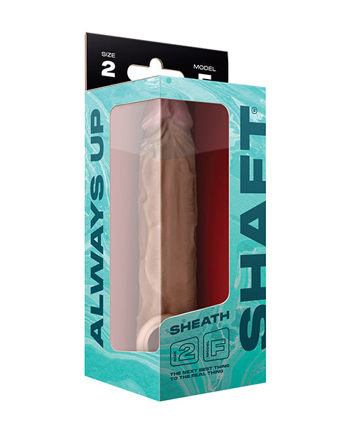 Shaft Model F Flexskin Liquid Silicone 8.8&quot; Sheath - Pine