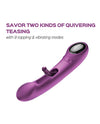 Tempo Pressure Sensing App-Controlled Flapping Vibrator - Purple