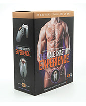 CB-6000 3 1/4" Cock Cage &amp; Lock Set - Glow in the Dark