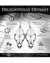Master Series Tyrant Spiked Clover Nipple Clamps - Silver