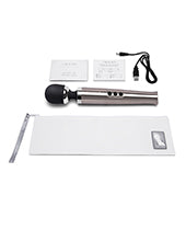 Le Wand Die Cast Rechargeable Massager - Silver