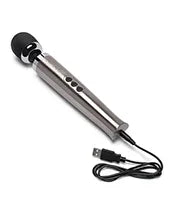 Le Wand Die Cast Rechargeable Massager - Silver