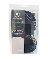 Spartacus Faux Fur Lining Ankle Restraints - Brown Floral Print